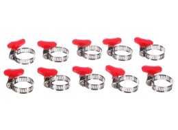 Collier de serrage avec papillon MECHANIC CONNECT 16-25 mm, 10 pièces