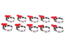 Collier de serrage avec papillon MECHANIC CONNECT 18-32 mm, 10 pièces