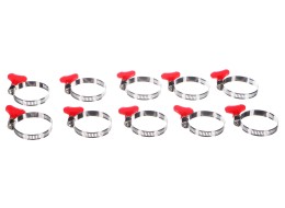 Collier de serrage à papillon MECHANIC CONNECT 32-44mm, 10 pièces