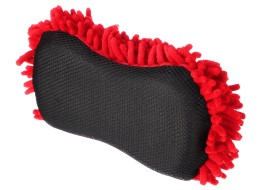 Éponge de lavage auto CAR DETAILING WASH 1, 24 x 12,5 x 6 cm, noir-rouge