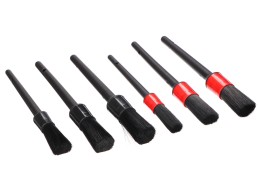 Ensemble de pinceaux de précision pour nettoyage de voiture CAR DETAILING BRUSH 6, 6 pcs