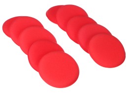 Set de tampons de polissage pour cire voiture CAR DETAILING WAX PAD 10, 10 pcs