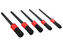 Ensemble de brosses de précision souples pour nettoyage de voiture CAR DETAILING BRUSH 5 SOFT, 5 piè