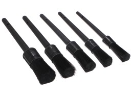 Ensemble de brosses de précision dures pour nettoyage de voiture CAR DETAILING BRUSH 5 HARD, 5 pièce