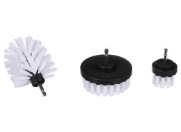 Ensemble de brosses pour perceuse pour nettoyage de voiture CAR DETAILING DRILL BRUSH 3 SOFT, 3 pièc