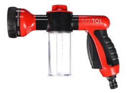 Pistolet pulvérisateur de finition pour voiture avec réservoir de détergent pour lavage de voiture C