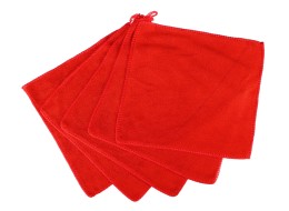 Serviettes de nettoyage en microfibre pour le lavage de voiture. LOT DE 5 SERVIETTES DE NETTOYAGE PO
