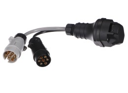 Adaptateur de prise d'attelage TRAILER CABLE 5, de 13 broches à 7 broches N+S, 35 cm