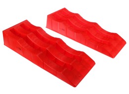 Rampes d'accès pour voiture MECHANIC CAR RAMP 5T, 2 pièces, rouge