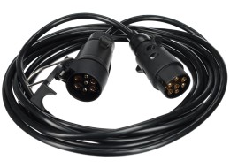 Câble rallonge 7 broches - prise femelle + fiche TRAILER CABLE 7, 12V, 5m