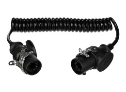 Câble spiralé de liaison EBS 7 broches TRAILER CABLE 14, 24V, 3,5 m