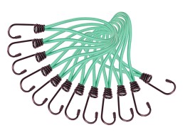 Set d'élastiques de fixation avec crochet métallique CARGO CORD SET 1, 21 cm, 12 pcs