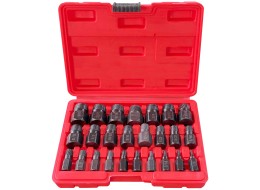Ensemble d'extracteurs pour vis et écrous endommagés MECHANIC NUT REMOVER 2, 25 pièces