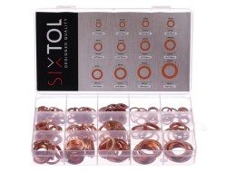 Kit de rondelles d'étanchéité en cuivre MECHANIC RING SET 2, M5–M20, 300 pièces