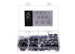 Ensemble d'anneaux d'étanchéité en NBR et acier MECHANIC RING SET 3, M6–M24, 180 pièces