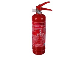 Extincteur à poudre FIRE STOP 1 kg, ABC, entièrement métallique, avec support métallique
