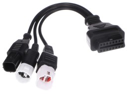 Adaptateur OBD-II 3 broches/4 broches/6 broches pour moto Yamaha et Honda MECHANIC CABLE 22