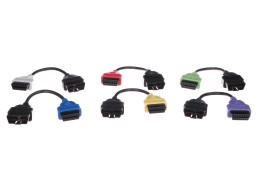 Coffret complet d'adaptateurs OBD-II FiatECUScan pour voitures particulières MECHANIC CABLE SET 3, 6