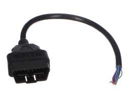 Câble rallonge OBD-II mâle 16 broches, terminé par des câbles de 30 cm MECHANIC CABLE 28