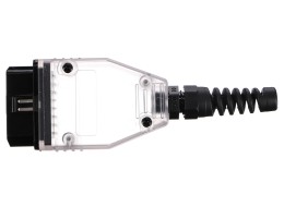 Fiche OBD-II 16 broches pour montage de votre propre câble MECHANIC CABLE 30, transparente