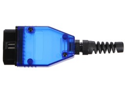 Fiche OBD-II à 16 broches pour montage de câble personnalisé MECHANIC CABLE 31, bleu