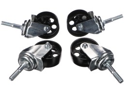 Roues pivotantes pour cric de boîte de vitesses SX TRANSMISSION JACK 0,5T, 4 pcs - pièce de rechange