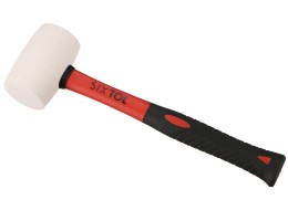 Maillet en caoutchouc TPR HAMMER 450, blanc, 450 g, 330 mm