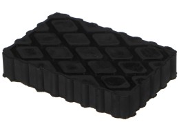 Tampon en caoutchouc pour cric automobile JACK PAD 16, 120x80x20 mm