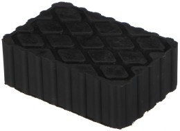 Tampon en caoutchouc pour cric automobile JACK PAD 17, 120x80x40 mm