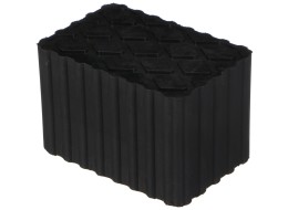 Tampon en caoutchouc pour cric automobile JACK PAD 19, 120x80x80 mm