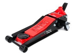 Cric hydraulique mobile robuste 3 t profil bas, avec pédale SX JACK PEDAL 3T BLACK