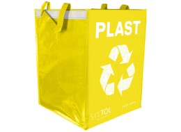 Sac pour tri sélectif SORT EASY PLASTIC, 30x30x40cm, 36l