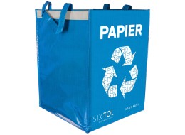 Sac pour déchets triés SORT EASY PAPIER, 30x30x40 cm, 36 l