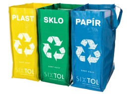 Sacs pour déchets triés SORT EASY 3 SLIM, 18x30x40 cm, 3 x 22 l, 3 pcs