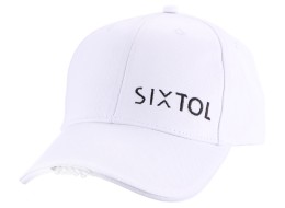 Casquette avec lumière LED B-CAP 25 lm, rechargeable, USB, taille unique, blanche