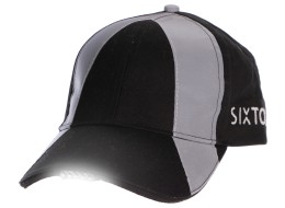 Casquette réfléchissante avec lumière LED B-CAP SAFETY 25 lm, rechargeable, USB, taille universelle,