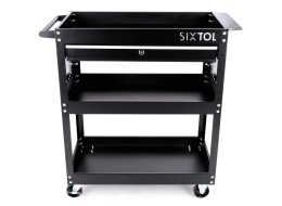 Chariot d'atelier pour outils MECHANIC TROLLEY ROGER DRAWER, 3 étagères + 1 tiroir