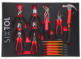 Module d'outils pour chariot d'atelier MECHANIC TOOL TRAY 4, 15 pièces